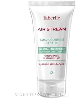 Ночной крем-баланс для лица Faberlic Air Stream "Кислородный баланс"