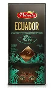 Шоколад молочный Победа Ecuador