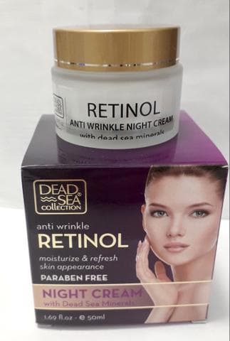 Ночной крем Dead Sea Collection С ретинолом и минералами
