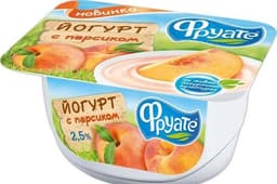 Йогурт Фруате с персиком 2,5%