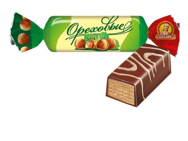 Конфеты Славянка Ореховые
