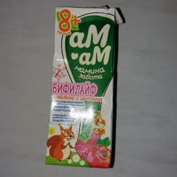 Ам ам. Мамина забота. Бифилайф малина и шиповник.