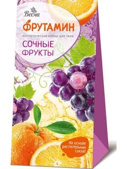 Косметический набор для тела ФРУТАМИН крем для рук и крем для ног