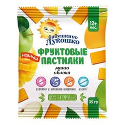 Фруктовые Пастилки Бабушкино Лукошко манго яблоко