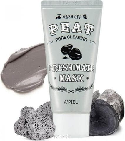 Маска для лица A'PIEU FRESH MATE MASK очищающая с экстрактом торфа
