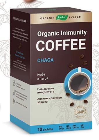 Кофе с чагой Эвалар Organic Evalar immunity