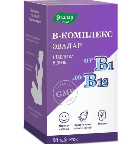 В-комплекс от В1 до В12 Эвалар