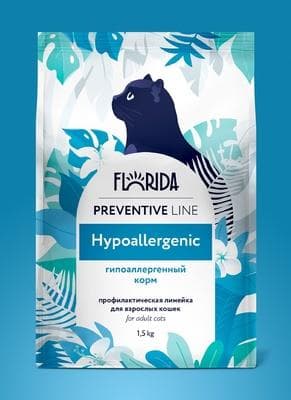 Florida сухой корм для кошек Hypoallergenic