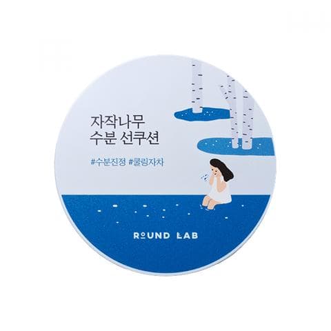 Солнцезащитный кушон Round Lab Birch Juice Moisturizing Sun Cushion SPF50+ PA++++