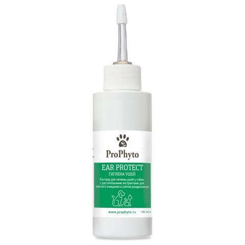 Раствор ProPhyto EAR PROTECT для чистки ушей собак