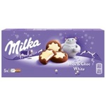 Milka milk&choc white
