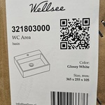 Раковина 37 см в ванную Wellsee 321803000 фото 4 