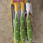 Набор детских зубных щёток Nuby фото 1 