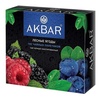 Чай черный Akbar "Лесные Ягоды", 100 пакетиков