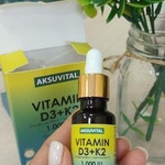 БАД Aksu Vital D3+K2 фото 1 