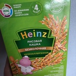 Каша Heinz безмолочная низкоаллергенная рисовая фото 2 