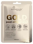 Очищающая маска-пленка с биозолотом Via Beauty Gold Mask