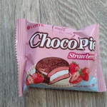 Печенье Lotte Happy Moments Choco Pie Strawberry фото 3 