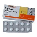 Биотин Германия Ратиофарм 5мг №30 (Biotin)