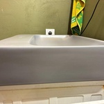 Wellsee Раковина 2 в 1 серая Clermont 302611000 фото 2 