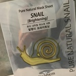 Маска THE SAEM Pure Natural Mask Sheet Snail фото 1 
