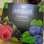 Чай черный Akbar "Лесные Ягоды", 100 пакетиков фото 1 