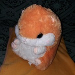 Игрушка-подушка Хомяк с пледом 3 в 1 (оранжевый). фото 1 
