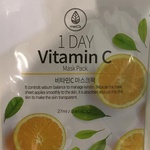 Тканевая маска для лица Med B 1 Day с витамином С фото 1 