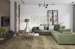 LVT плитка DAMY FLOOR Chevron Амбуаз