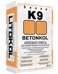 Белая клеевая смесь LITOKOL BETONKOL K9, 25 кг