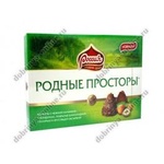 Шоколадные конфеты Россия Родные просторы с вафель