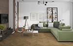 LVT плитка DAMY FLOOR Chevron Лувр
