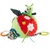 Развивающая игрушка-подвеска "Волшебное яблоко"