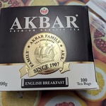 Akbar English Breakfast черный чай 100 пак фото 2 