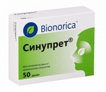 Таблетки Синупрет Bionorica