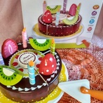 Шоколадный торт ко дню рождения. Chocolate Birthda Lelin фото 2 