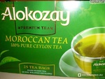 Чай Alokozay Зеленый с перечной и курчавой мятой
