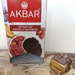 Чай черный Akbar "Яблоко и Шиповник" 25 конвертов фото 2 