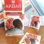 Чай черный Akbar "Яблоко и Шиповник" 25 конвертов фото 2 