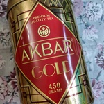 Чай черный Akbar Gold среднелистовой банка 450 г фото 1 