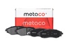 Колодки тормозные передние Metaco 3000-005