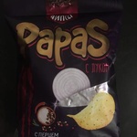 Картофельные чипсы Papas с луком и перцем фото 1 