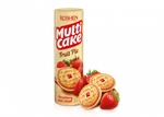 Печенье сахарное «Multicake» с начинкой клубника-к