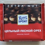 Шоколад тёмный Ritter Sport Цельный лесной орех фото 1 