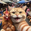Дружелюбная кошка