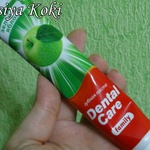 Зубная паста Dental Care Family ТС "Монетка" с ароматом зеленого яблока фото 1 