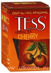 Чай Tess Cherry травяной гибискус, шиповник, вишня