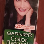 Крем - Краска для волос стойкая питательная Garnier Color naturals Тон 2.10 Иссиня-черный фото 6 