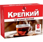 Чай черный в пакетиках Крепкий Байховый