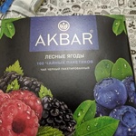 Чай черный Akbar "Лесные Ягоды", 100 пакетиков фото 1 